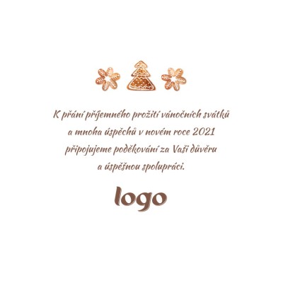 Čtvercové vánoční přání 105